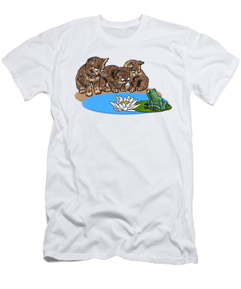Curiosity and the Cats John Haldane T-Shirt