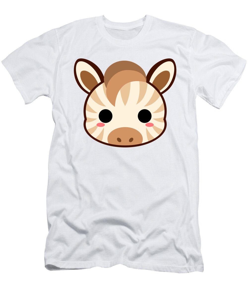 Cute Albino Zebra Alien3287 T-Shirt