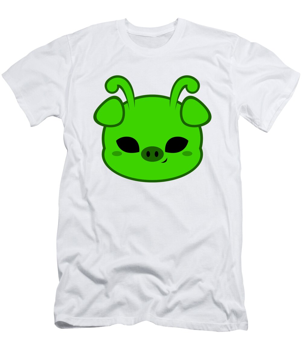 Cute Alien Pig Alien3287 T-Shirt