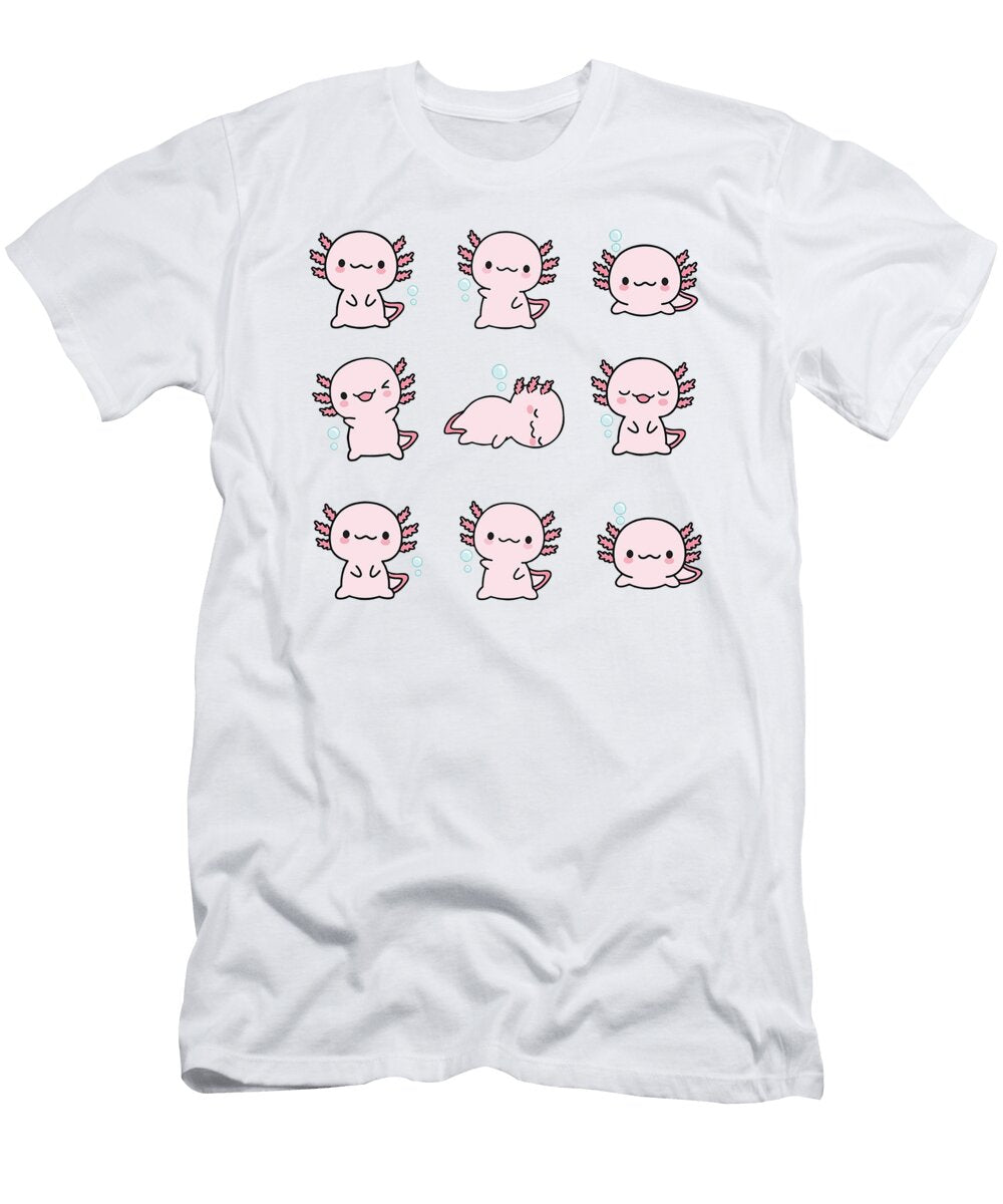 Cute Axolotl Jessica Schong T-Shirt