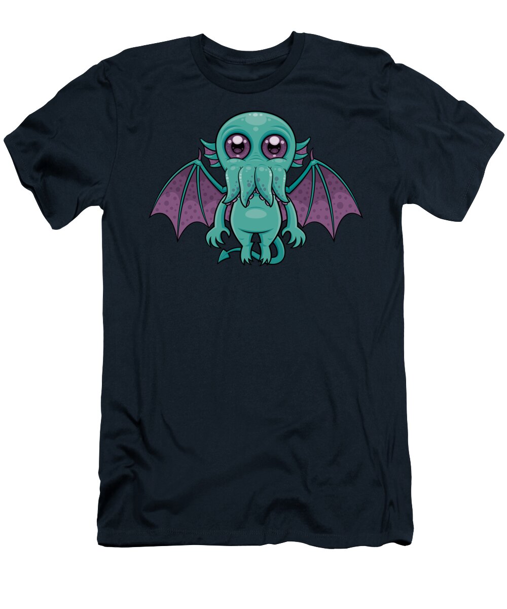 Cute Baby Cthulhu Monster John Schwegel T-Shirt