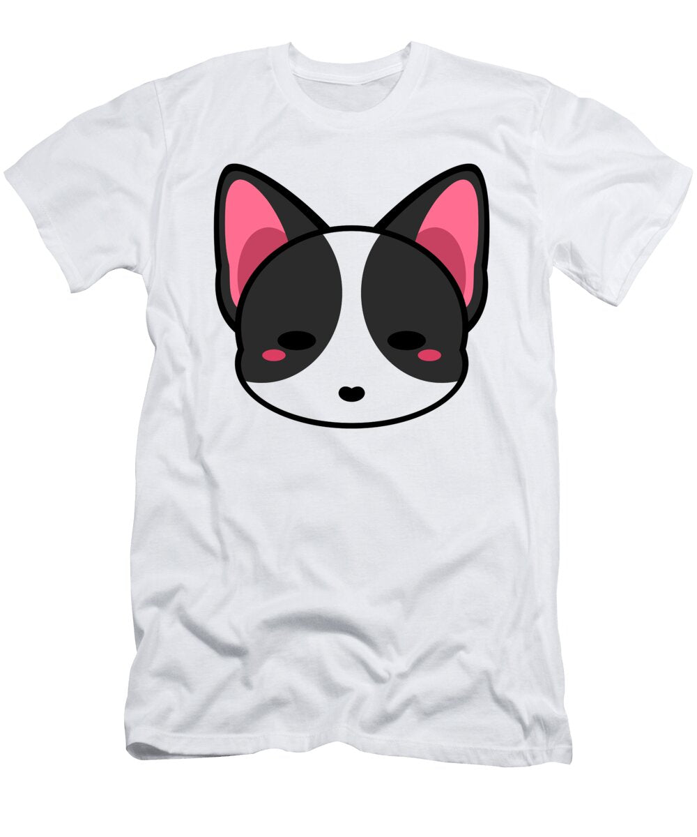 Cute Black and White Bull Terrier Alien3287 T-Shirt