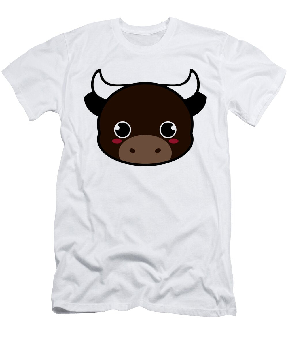 Cute Black Bull Alien3287 T-Shirt