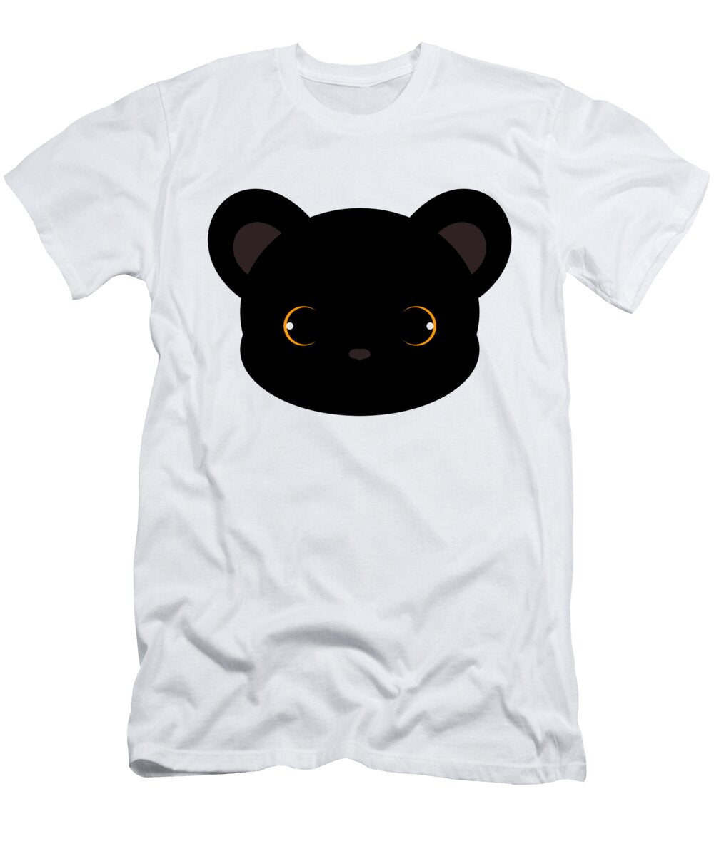 Cute Black Leopard Alien3287 T-Shirt