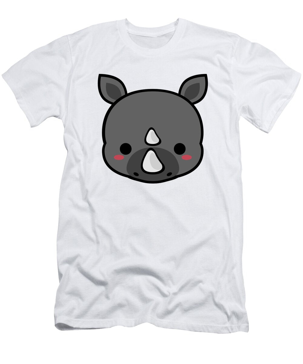 Cute Black Rhino Alien3287 T-Shirt