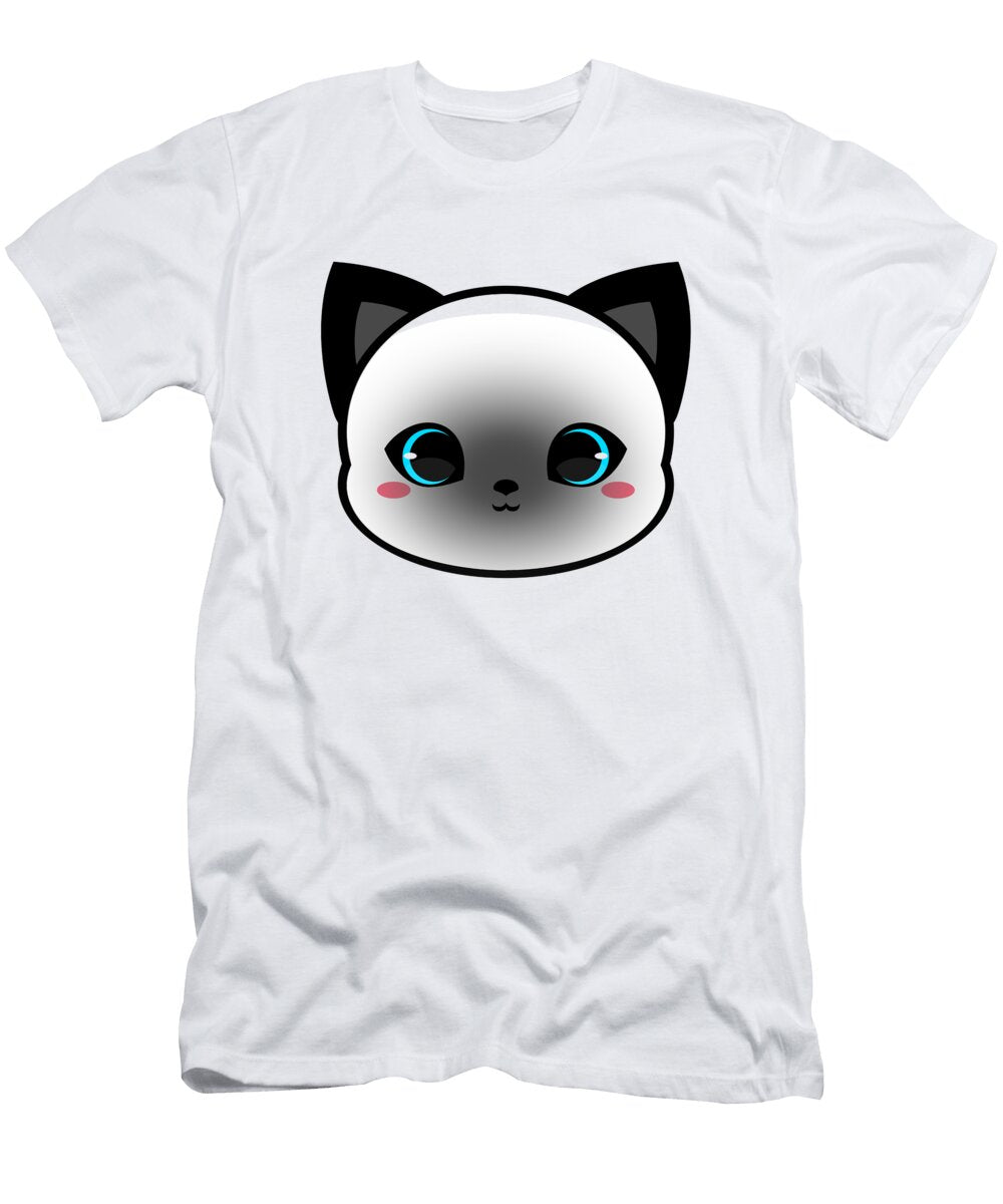 Cute Blue Eyes Simese Cat Alien3287 T-Shirt