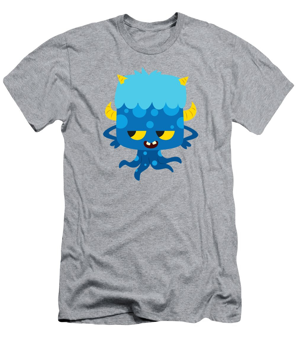 Cute Blue Monster Alondra Hanley T-Shirt