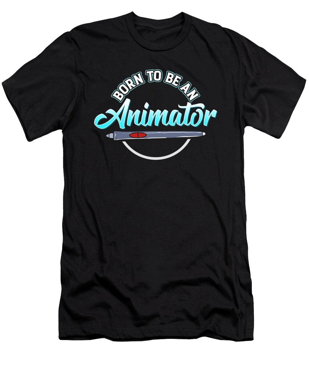 Cute Born to Be an Animator Professional Animating the Perfect Presents T-Shirt