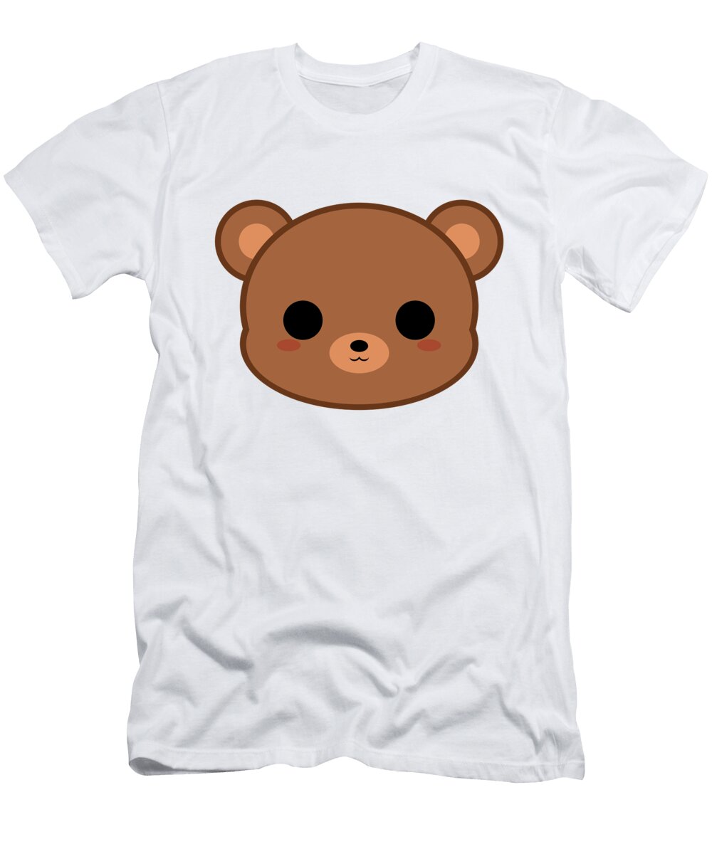 Cute Brown Bear Alien3287 T-Shirt