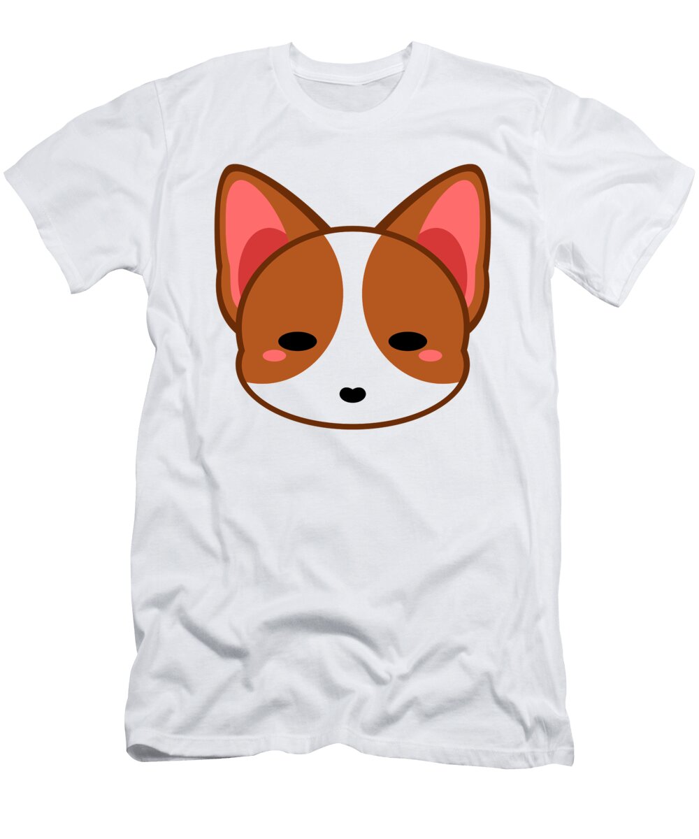 Cute Brown Bull Terrier Alien3287 T-Shirt