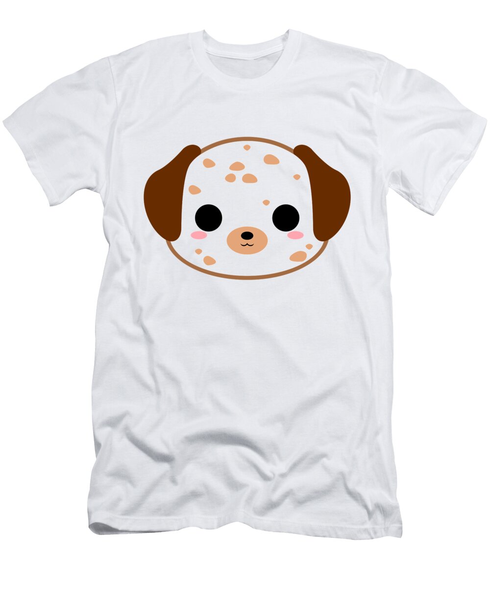 Cute Brown Dalmatian Dog Alien3287 T-Shirt