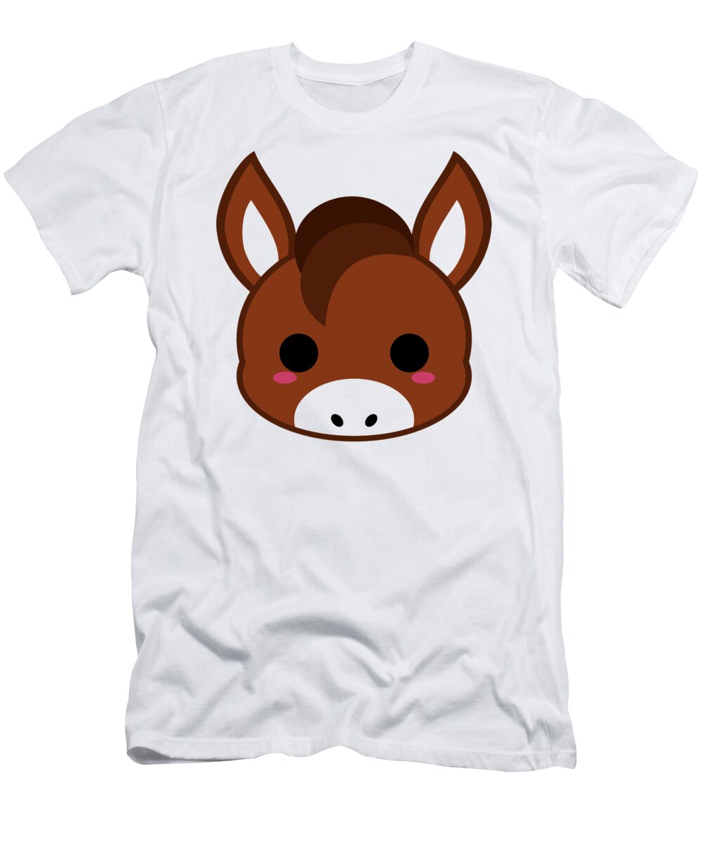 Cute Brown Mule Alien3287 T-Shirt