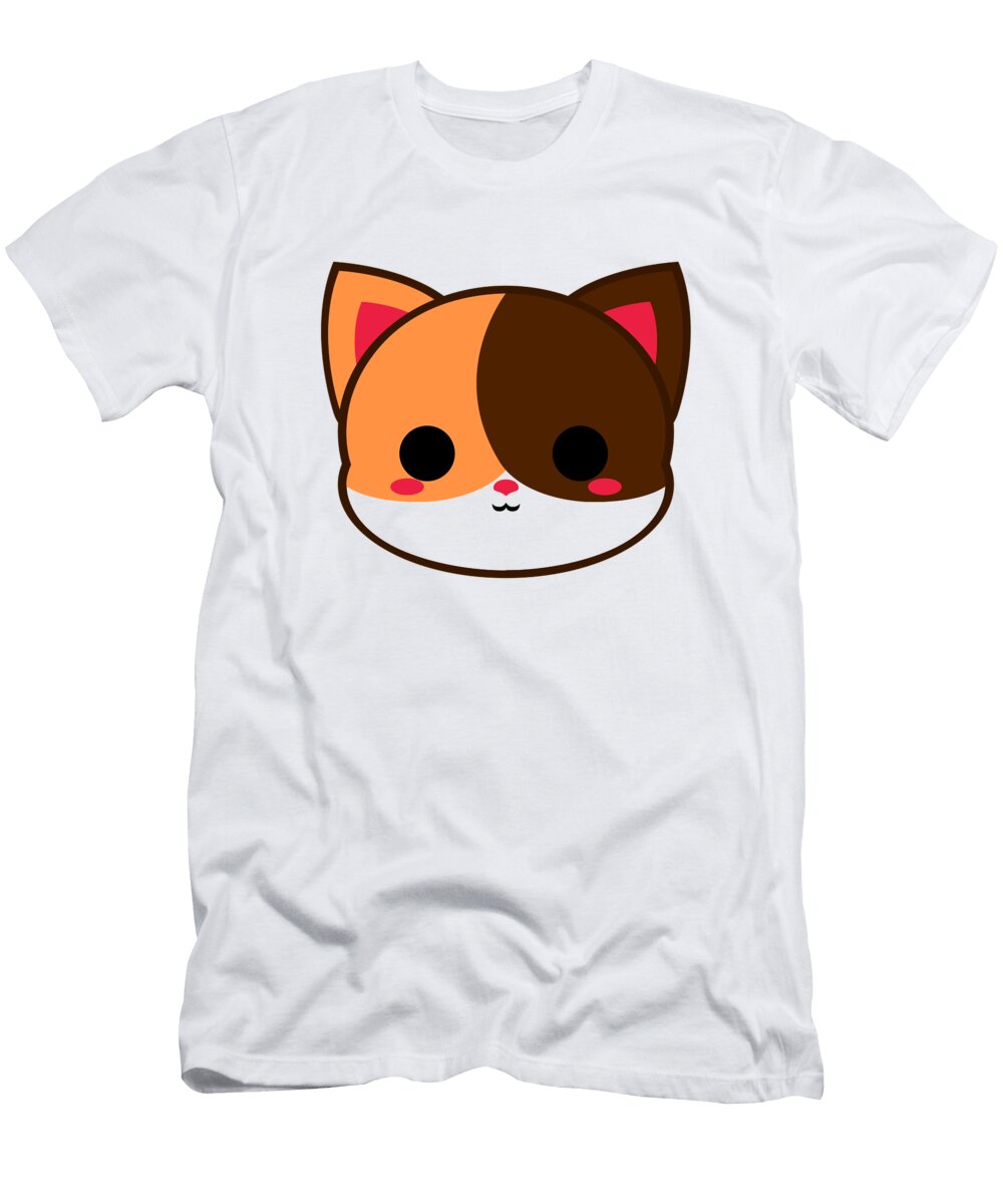 Cute Calico Cat Alien3287 T-Shirt