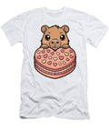 Cute Capybara with Heart Cookie Joanna Redesiuk T-Shirt