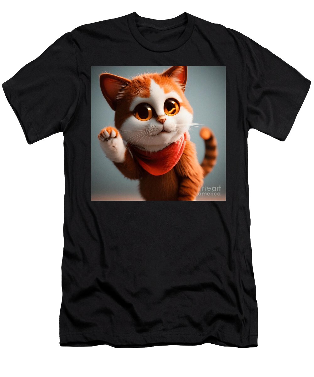 Cute Cats Collection No 06 Mounir Khalfouf T-Shirt
