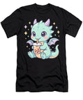 Cute Chibi Baby Dragon with Bubble Tea Kawaii Coami Tacti T-Shirt
