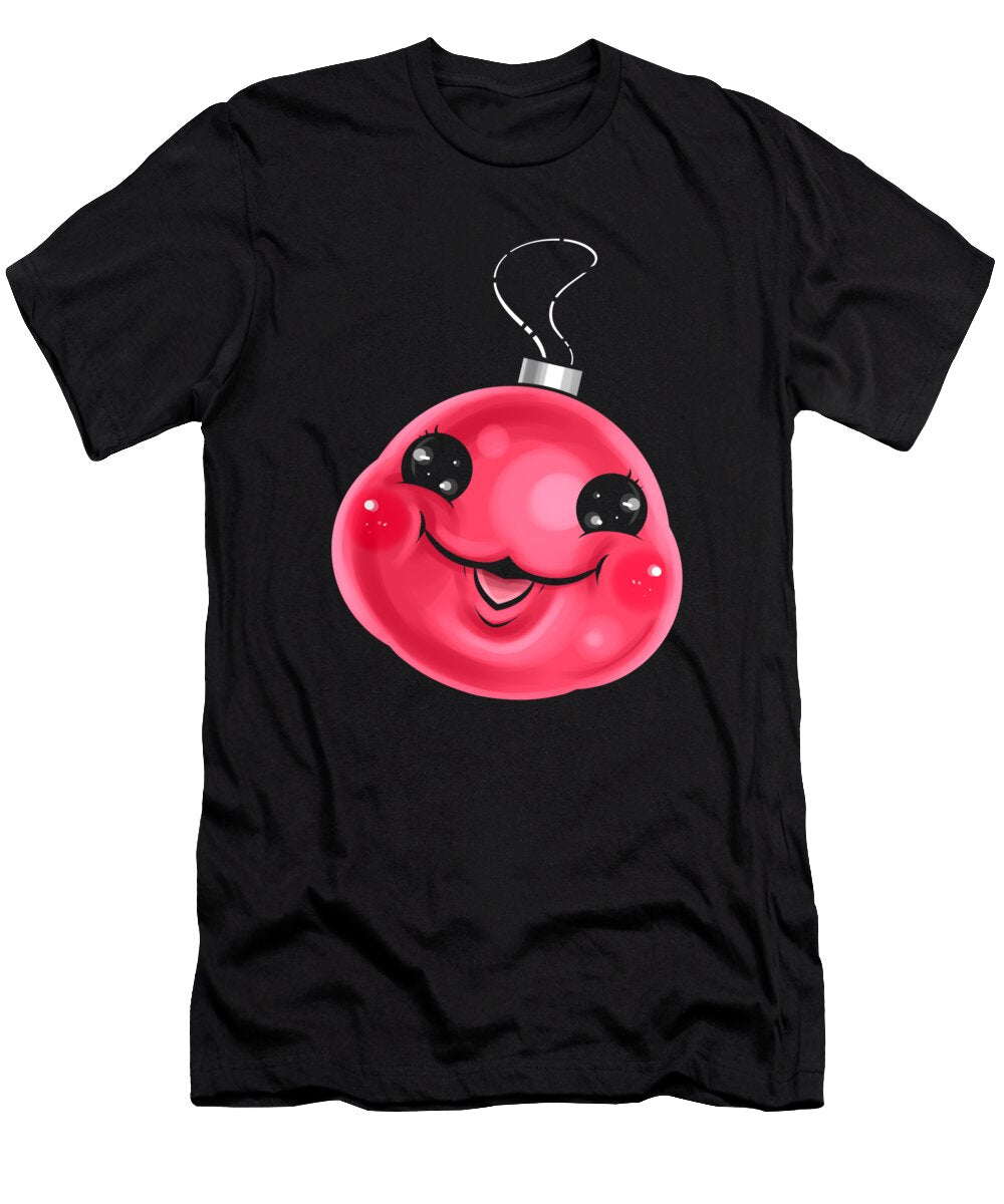 Cute Chibi Kawaii Christmas Ball for Tree on Christmas Jan Bleke T-Shirt