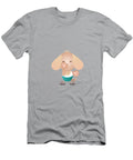 Cute Chibi Puppy on Roller Skates Barefoot Bodeez Art T-Shirt