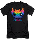 Cute Chibi Rainbow Dragon Rose Pale T-Shirt