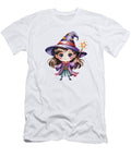 Cute Chibi Witch in Purple Robe Joanna Redesiuk T-Shirt
