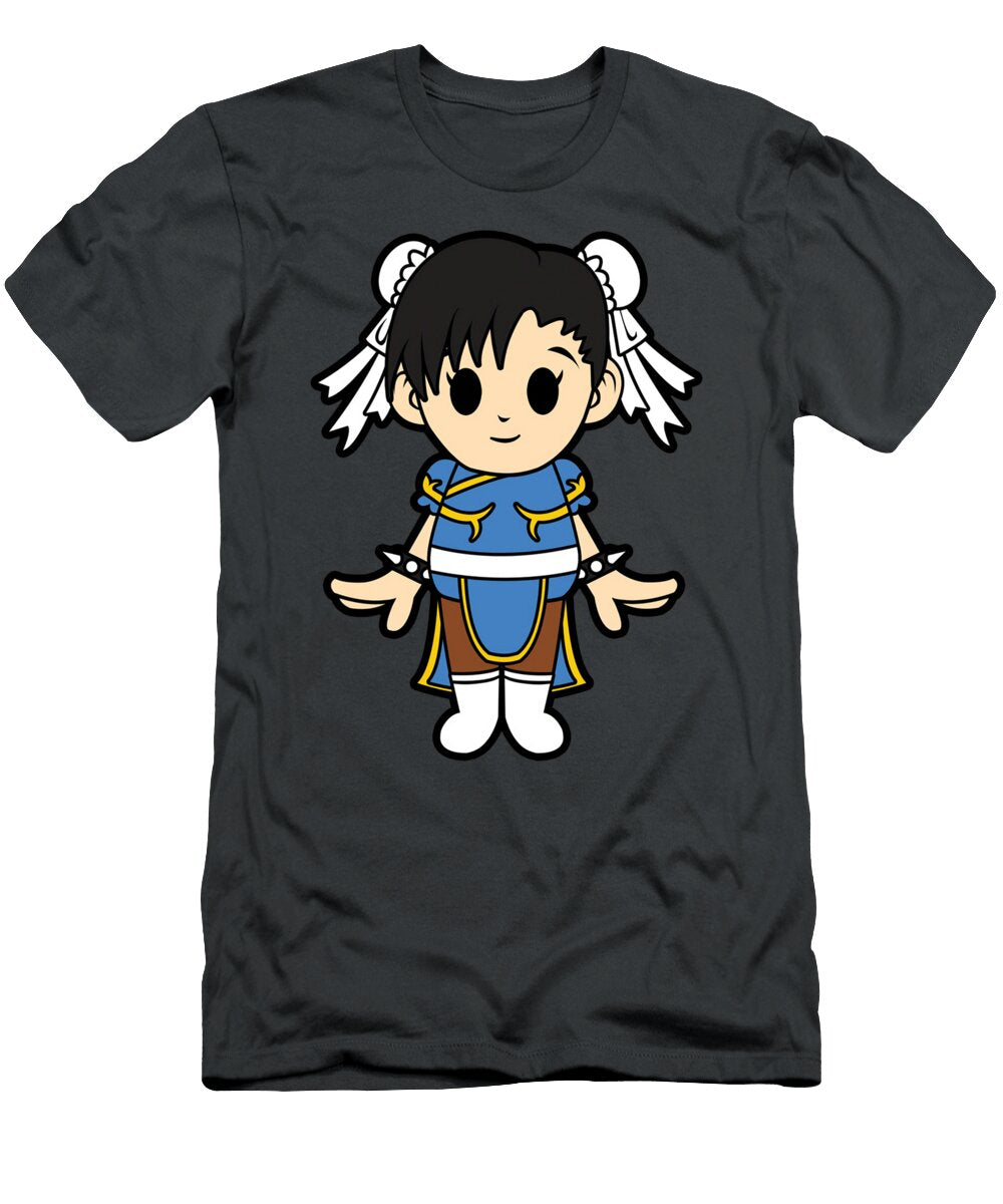 Cute Chun Li Chibi Summer Fashion Teen Girl Trendy Old Fashioned Art 80s Sell Marcory Tamayo T-Shirt