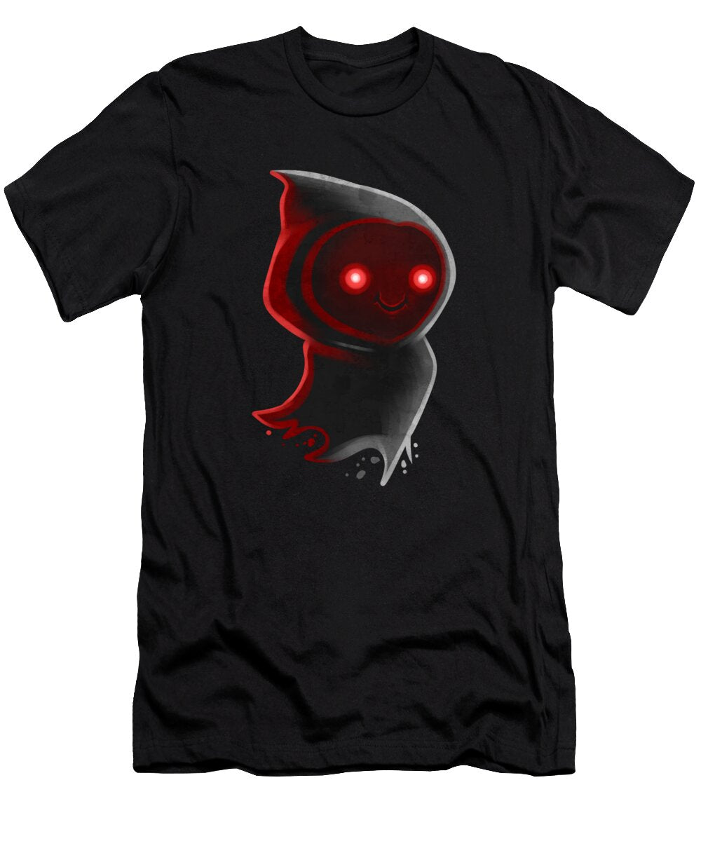 Cute Dark Kawaii Chibi Red Eyes Halloween Jan Bleke T-Shirt