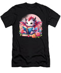 Cute Dragon Reading Books Flowers Reader Me T-Shirt