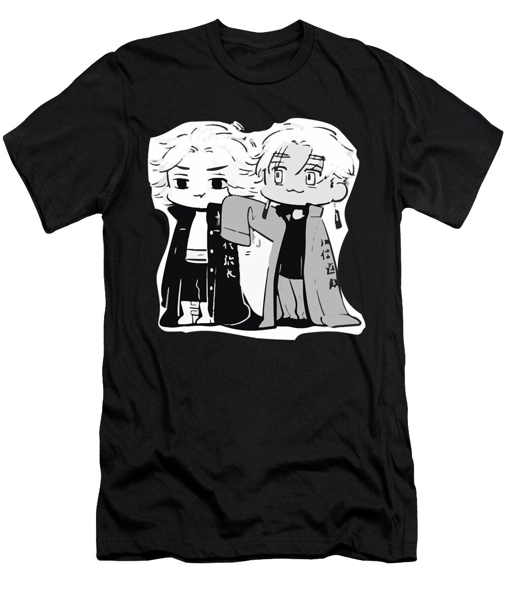 Cute Draken Mikey Chibi Sticker Doraken Tokyo Dnt Prints T-Shirt