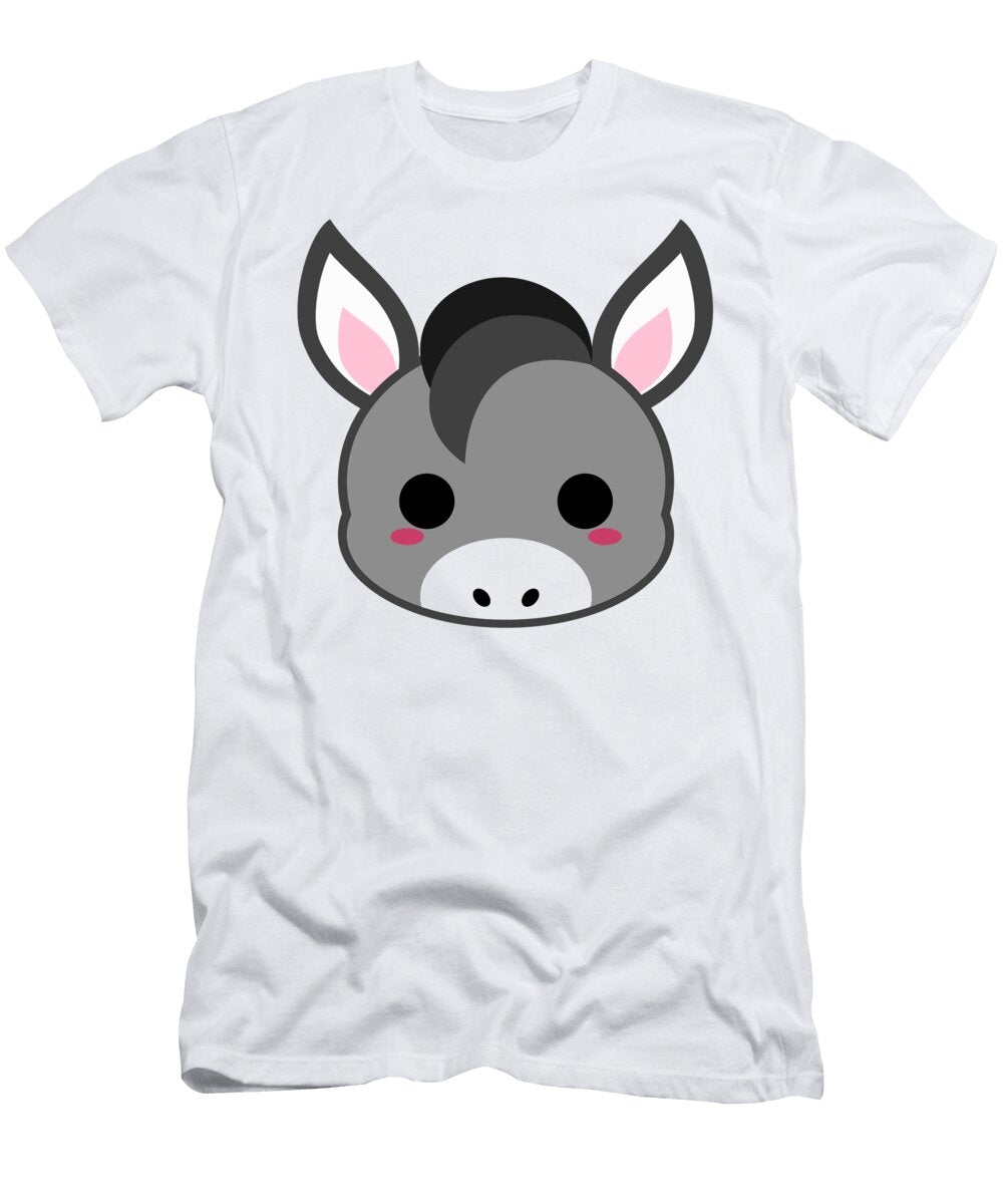 Cute Grey Donkey Alien3287 T-Shirt