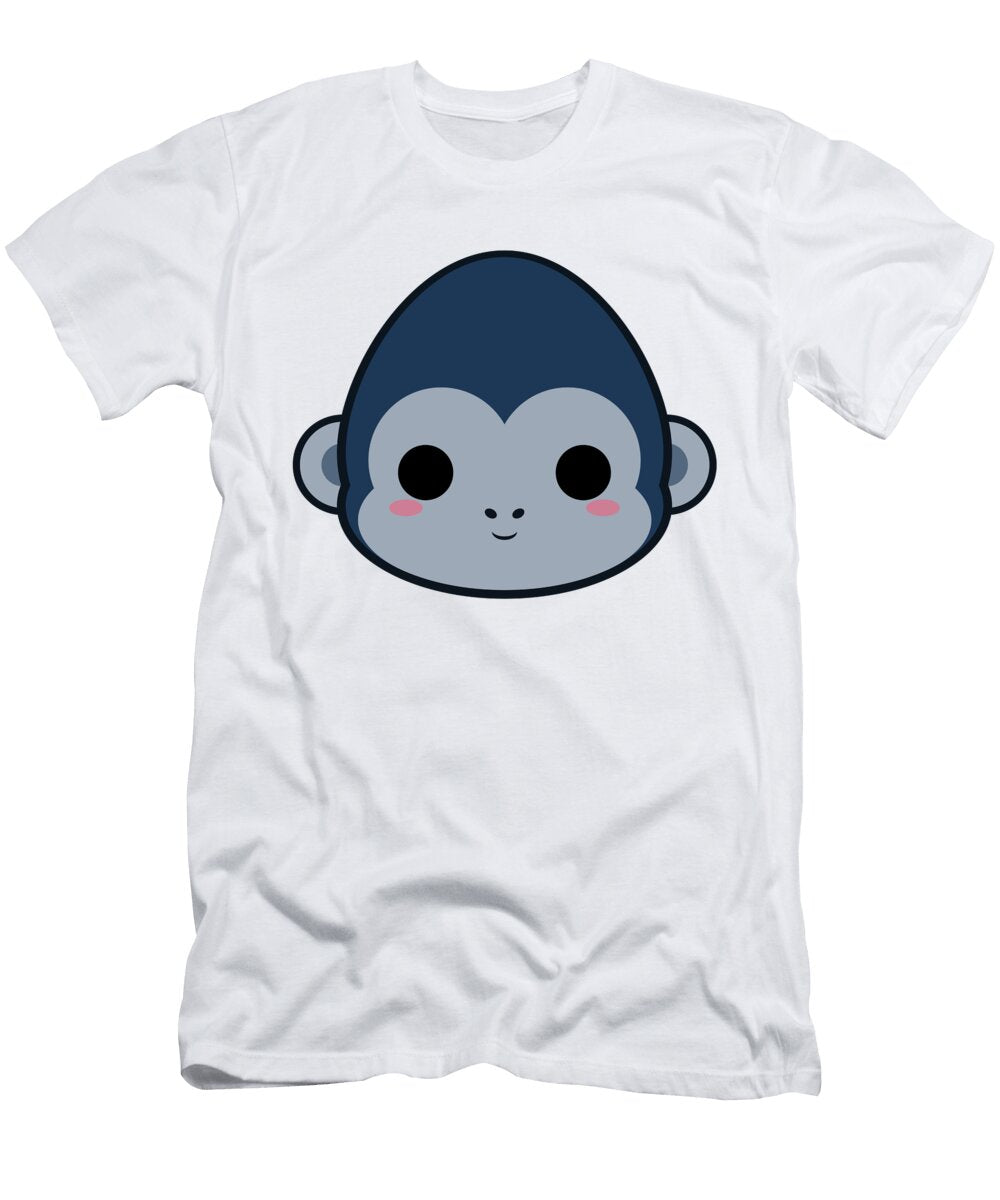 Cute Grey Gorilla Alien3287 T-Shirt