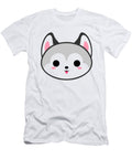 Cute Grey Husky Alien3287 T-Shirt