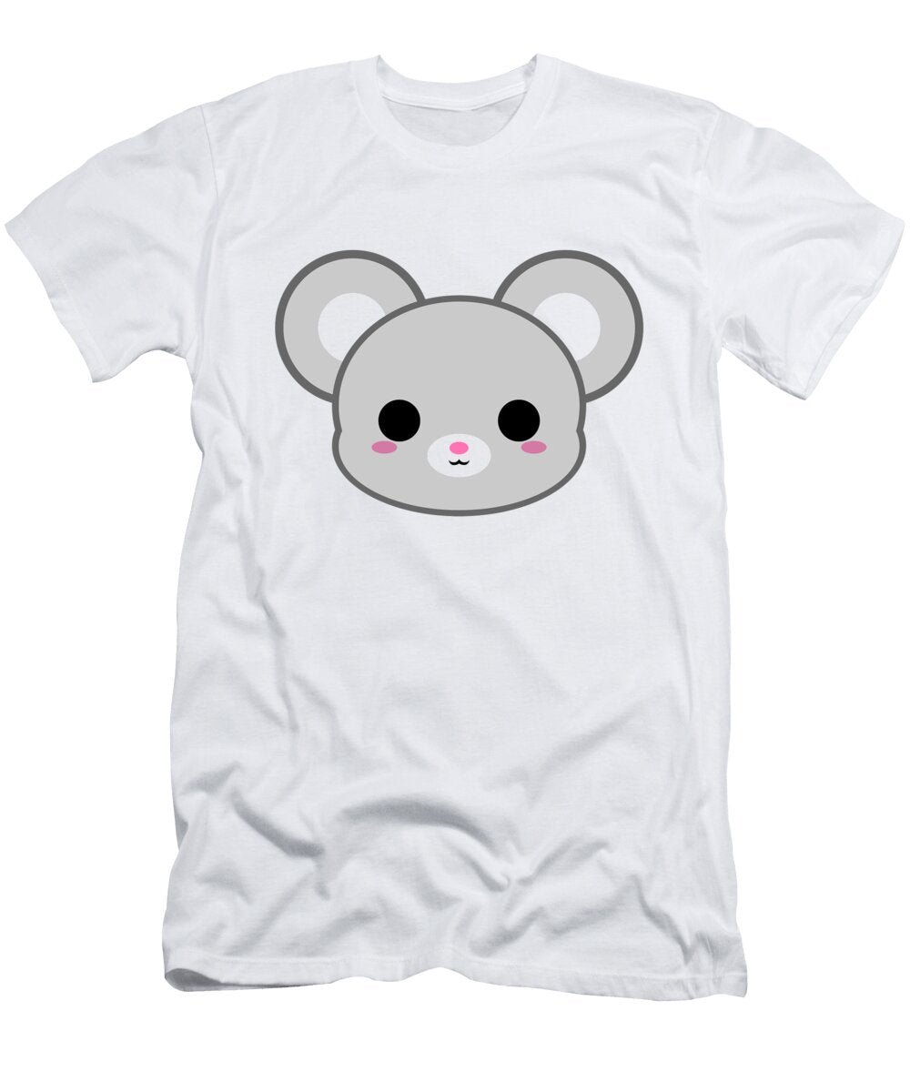 Cute Grey Mouse Alien3287 T-Shirt