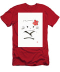 Cute Hello Kitty in a Kimono Kawaii Japanese Cartoon Cat Charact Awen Fine Art Prints T-Shirt