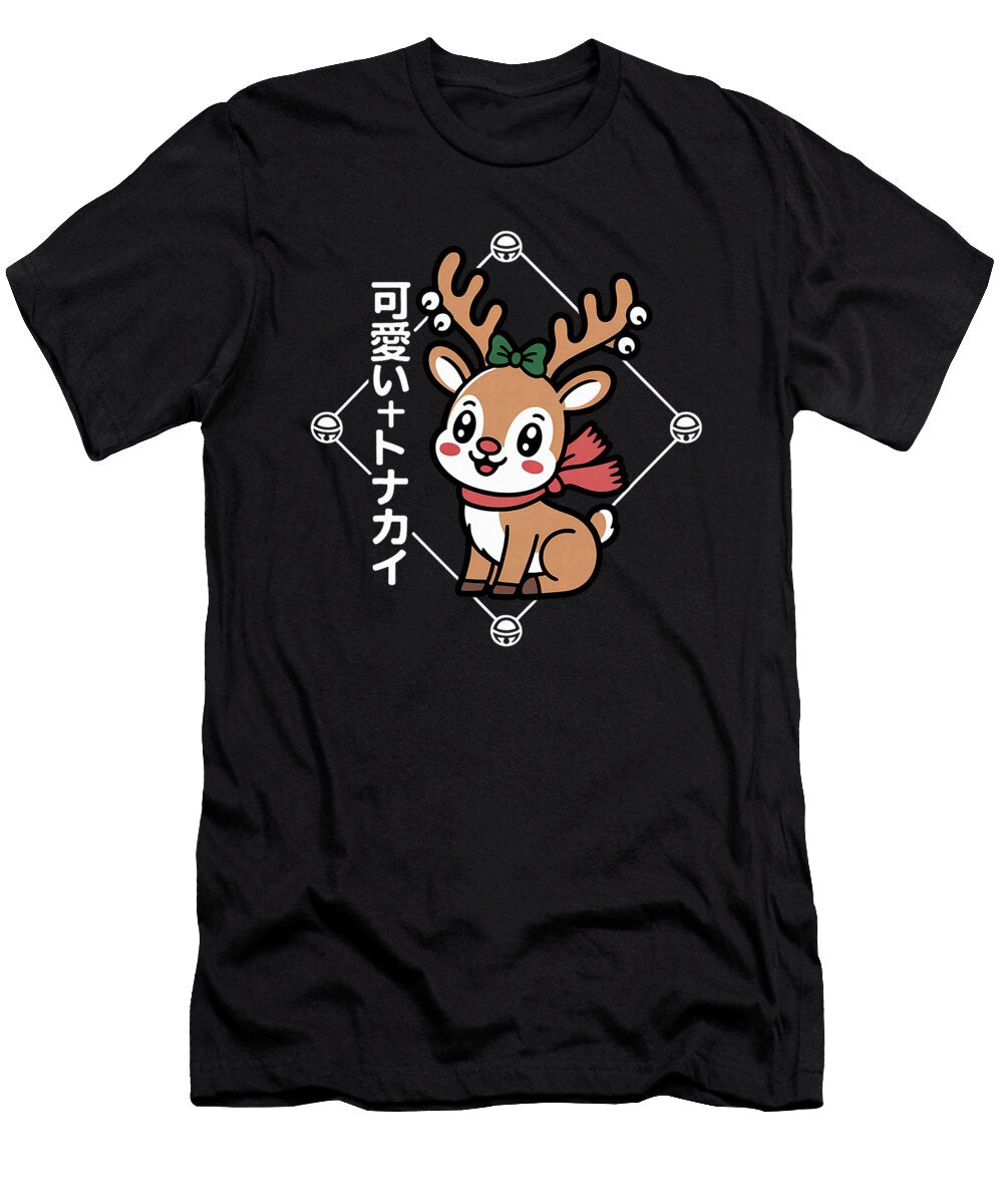 Cute Japan Kawaii Reindeer Japanese Chibi Studi Alex T-Shirt