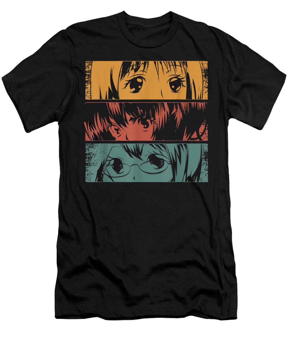 Cute Japanese Manga Women Girls Gift Otaku Kawaii Anime Dnt Prints T-Shirt