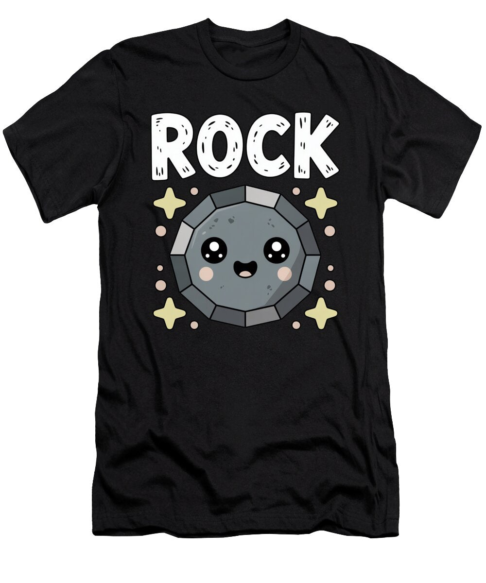 Cute Kawaii Rock Paper Scissors Moon T-Shirt