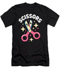 Cute Kawaii Scissors Rock Paper Scissors Moon T-Shirt