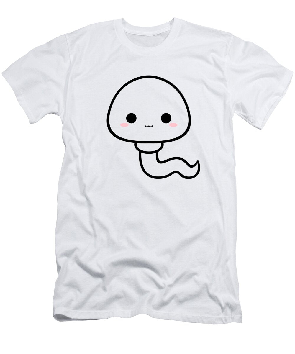 Cute Kawaii Sperm Alien3287 T-Shirt