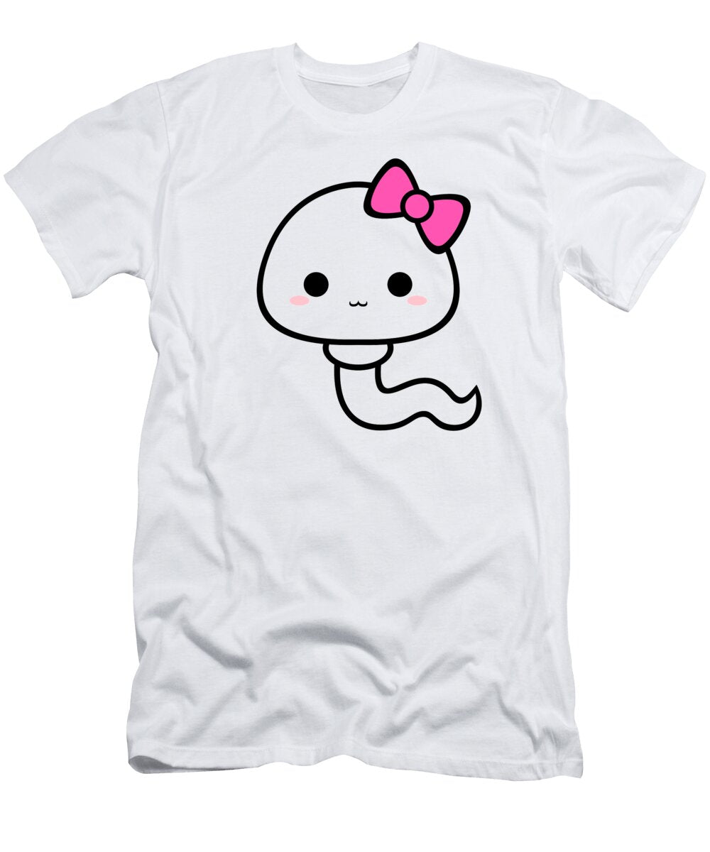Cute Kawaii Sperm Girl Alien3287 T-Shirt