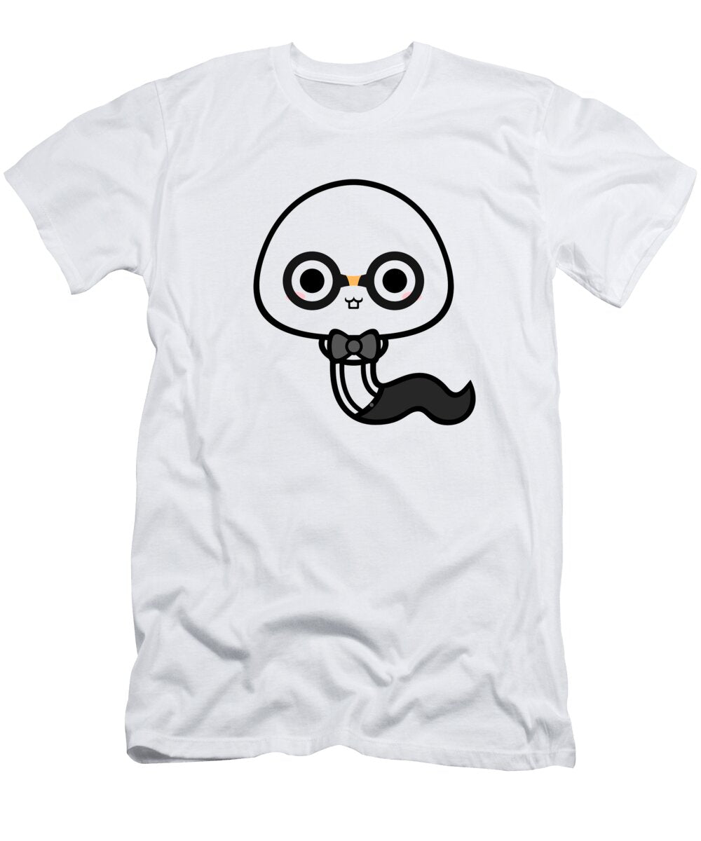 Cute Kawaii Sperm Nerd Alien3287 T-Shirt