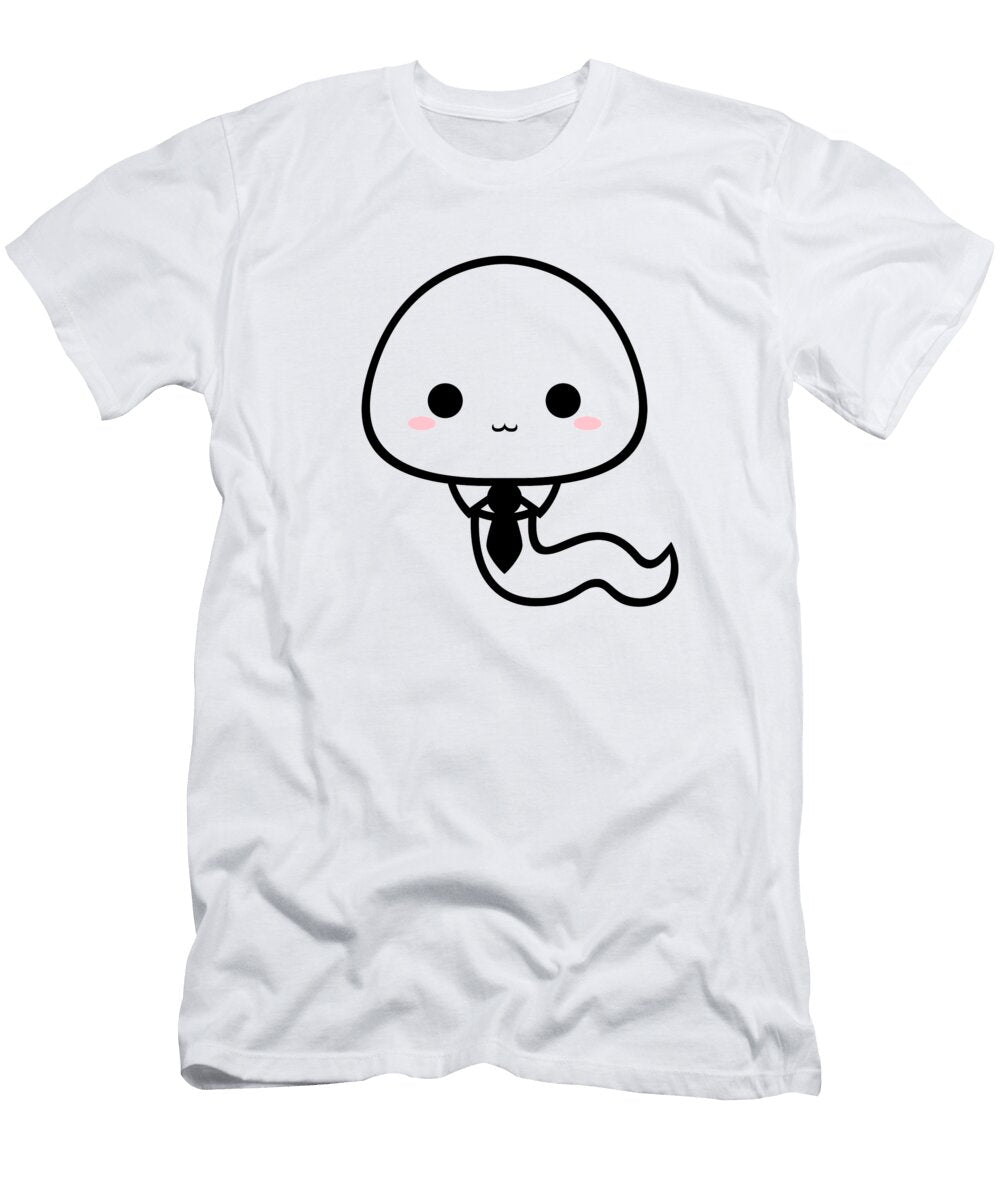 Cute Kawaii Sperm Officer Worker Alien3287 T-Shirt