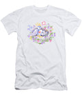 Cute Mother Bird and Baby Bird in the Nest Lucy Berry T-Shirt