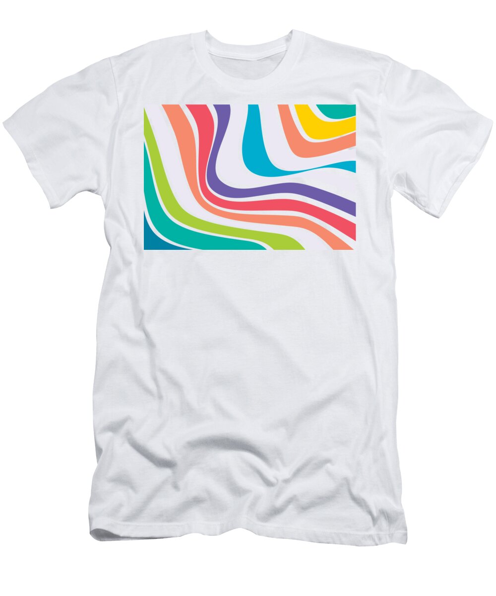 Cute Pastel Waves Mohamad Anas T-Shirt