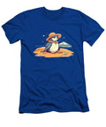 Cute Penguin Chilling on the Beac Amir Faysal T-Shirt