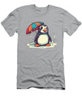 Cute Penguin Chilling on the Beach Amir Faysal T-Shirt