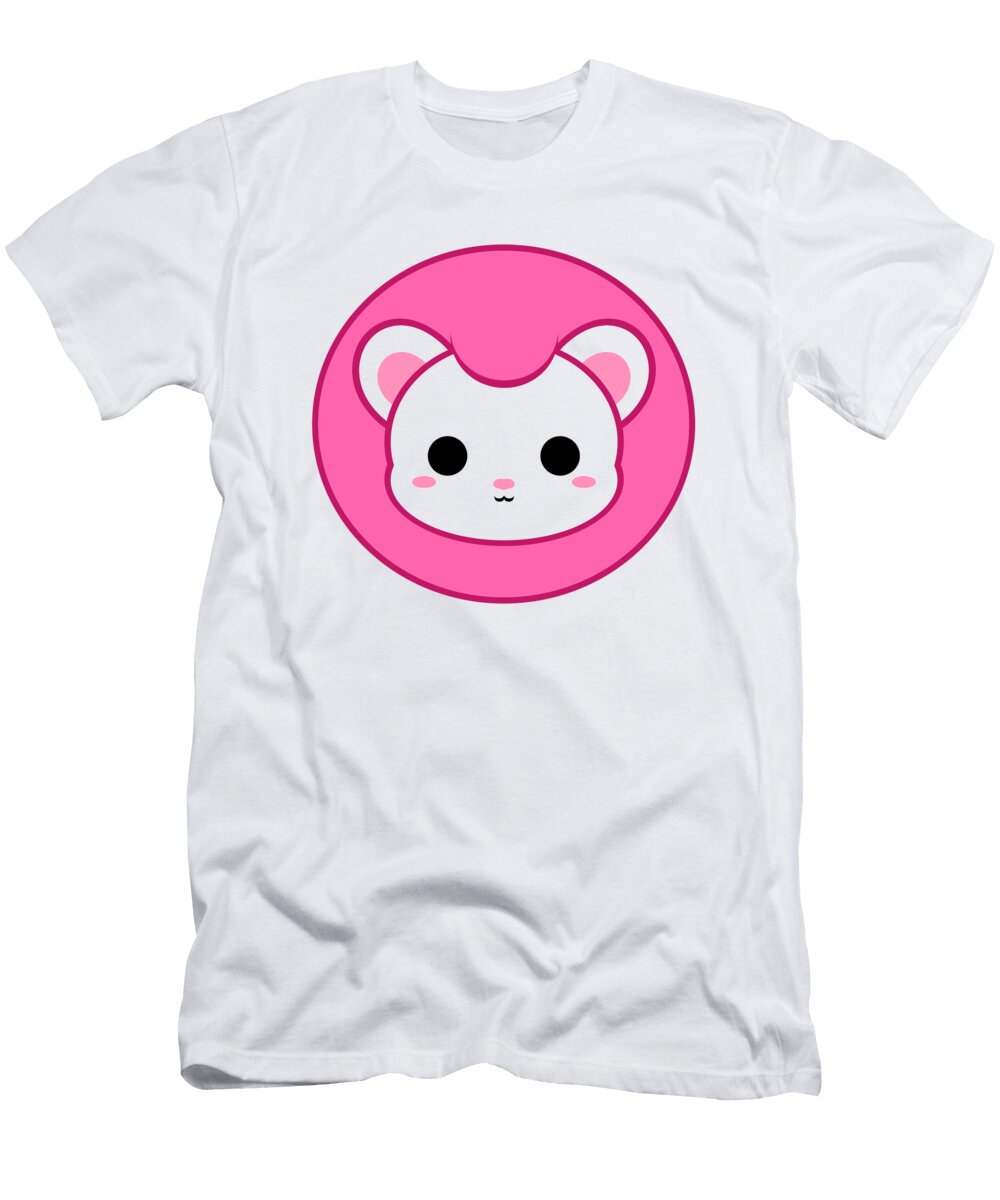 Cute Pink Lion Alien3287 T-Shirt