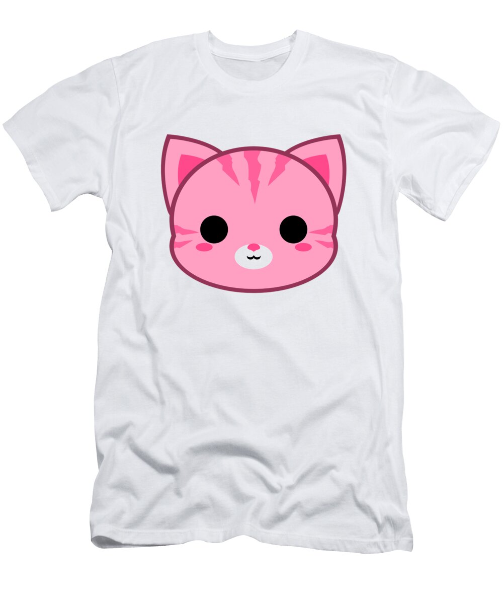 Cute Pinky Tabby Cat Alien3287 T-Shirt