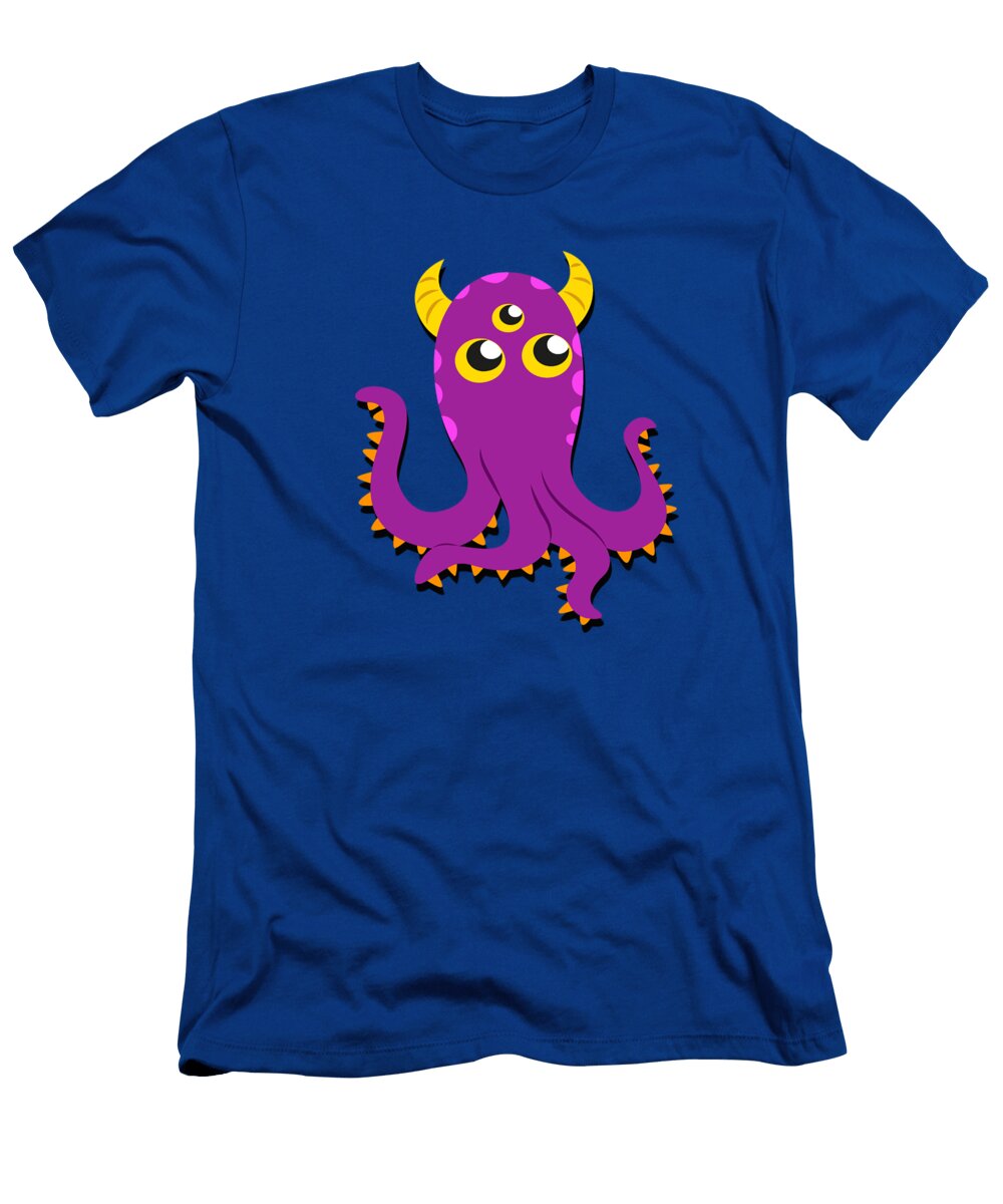 Cute Purple Monster Alondra Hanley T-Shirt