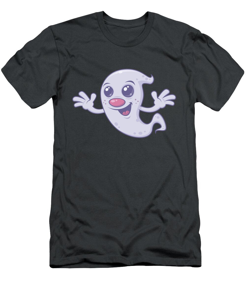 Cute Retro Ghost John Schwegel T-Shirt