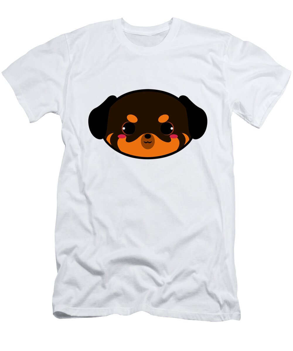 Cute Rottweiler Alien3287 T-Shirt